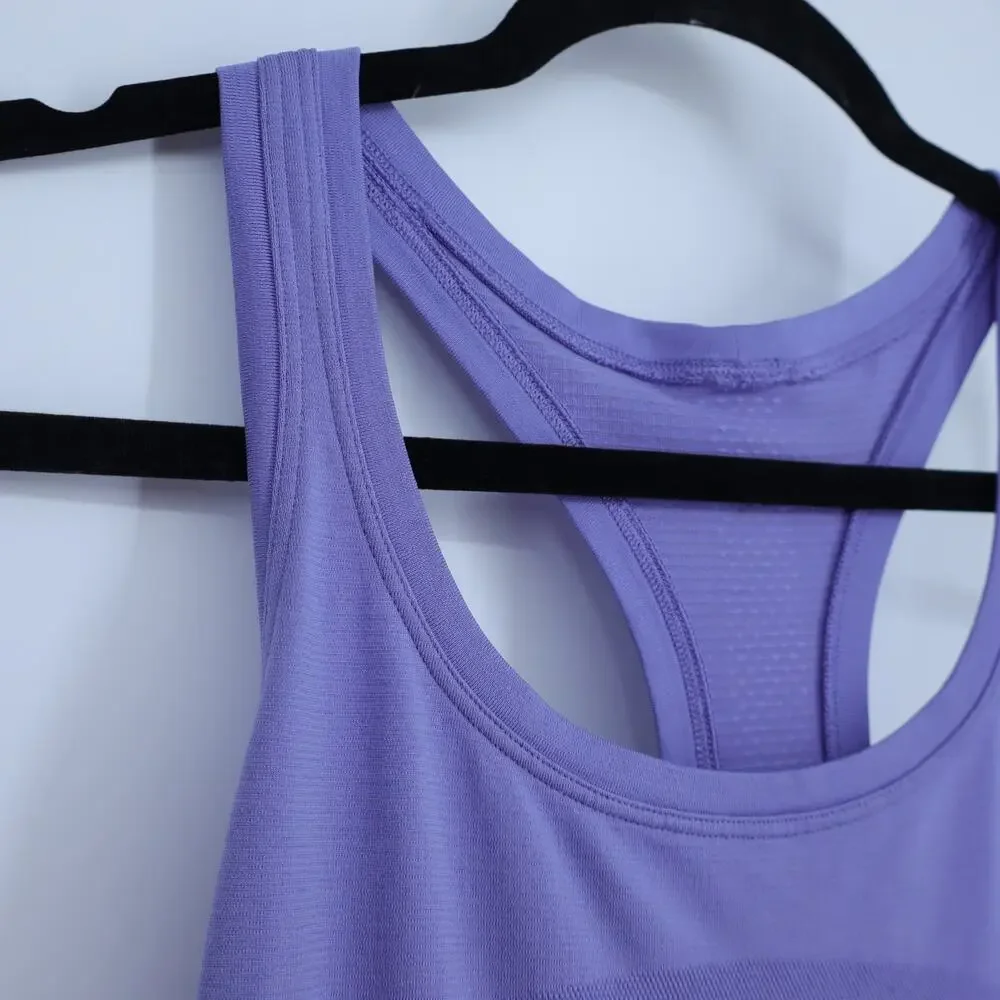 Lululemon Swiftly Tech Racerback Tank Charged Indigo Waist Length Women's 10
